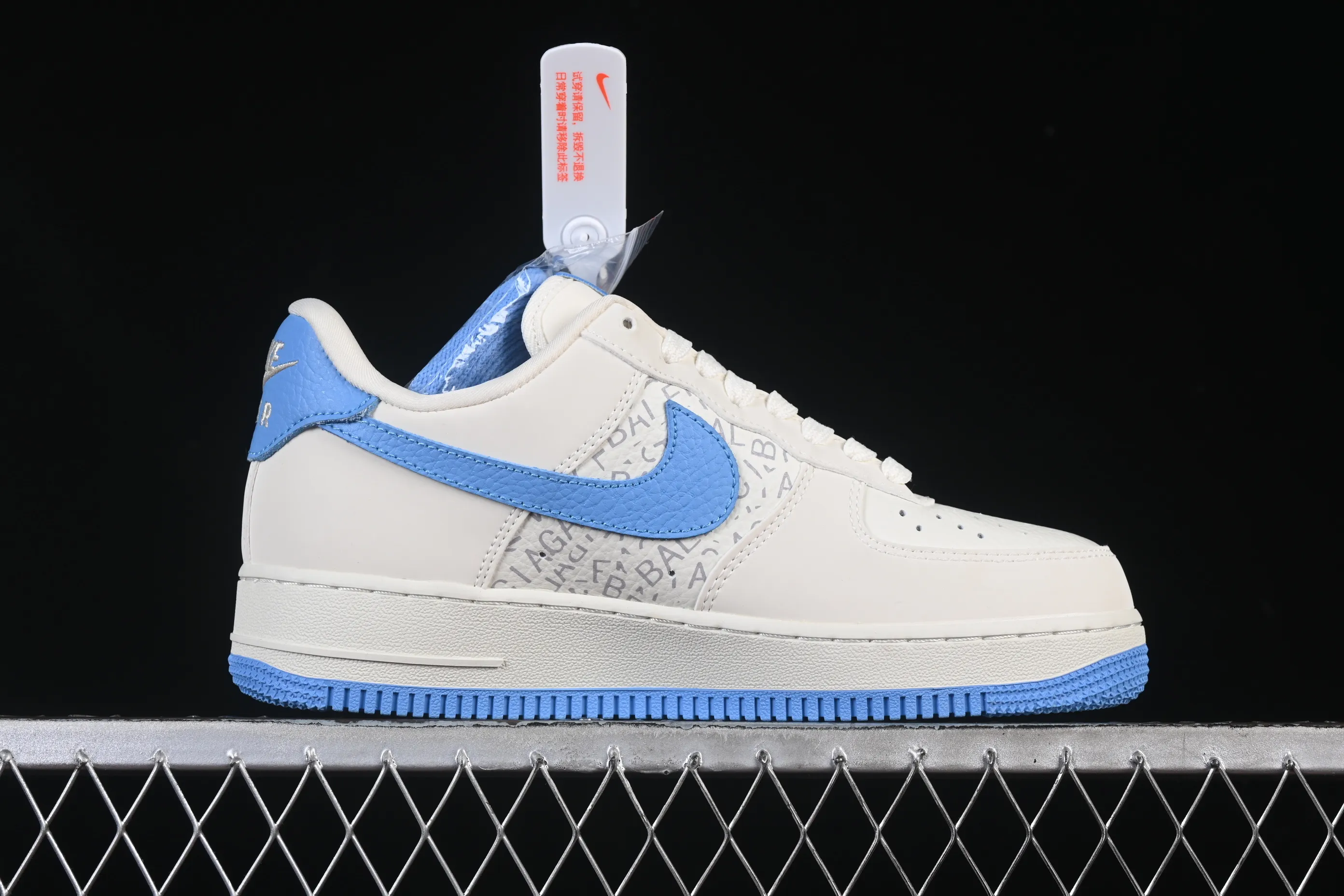 All categories Nk Air Force 1 Air Force series Nk Air Force 1 Low Air Force low-top Nike Air Force 1'07 Low Balenciaga co-branded white blue gold Air Force 1 low-top casual sneakers YF9511-803